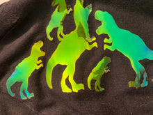 Load image into Gallery viewer, Holographic Dinosaur Face Mask